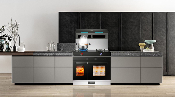 駕馭美食，輕而易舉！科恩S450變頻大吸力蒸烤消一體集成灶喚醒廚房美味