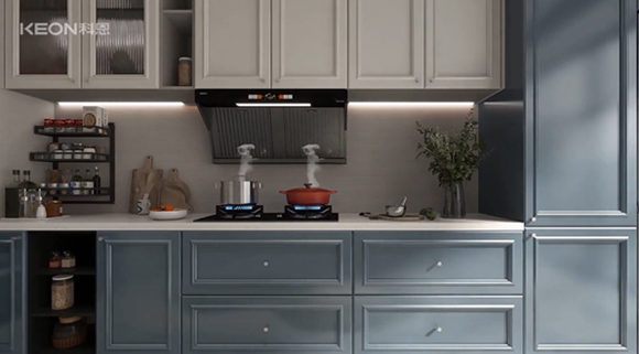 廚房zui潮搭配！科恩6550+KN700金剛防爆灶！